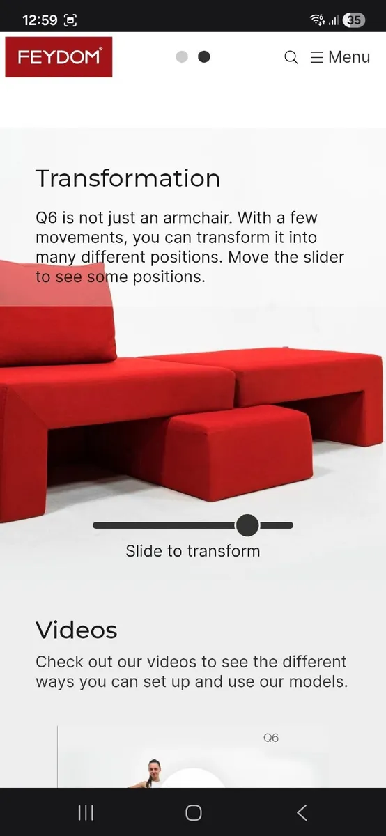 Feydom  Arm Chair - Image 2
