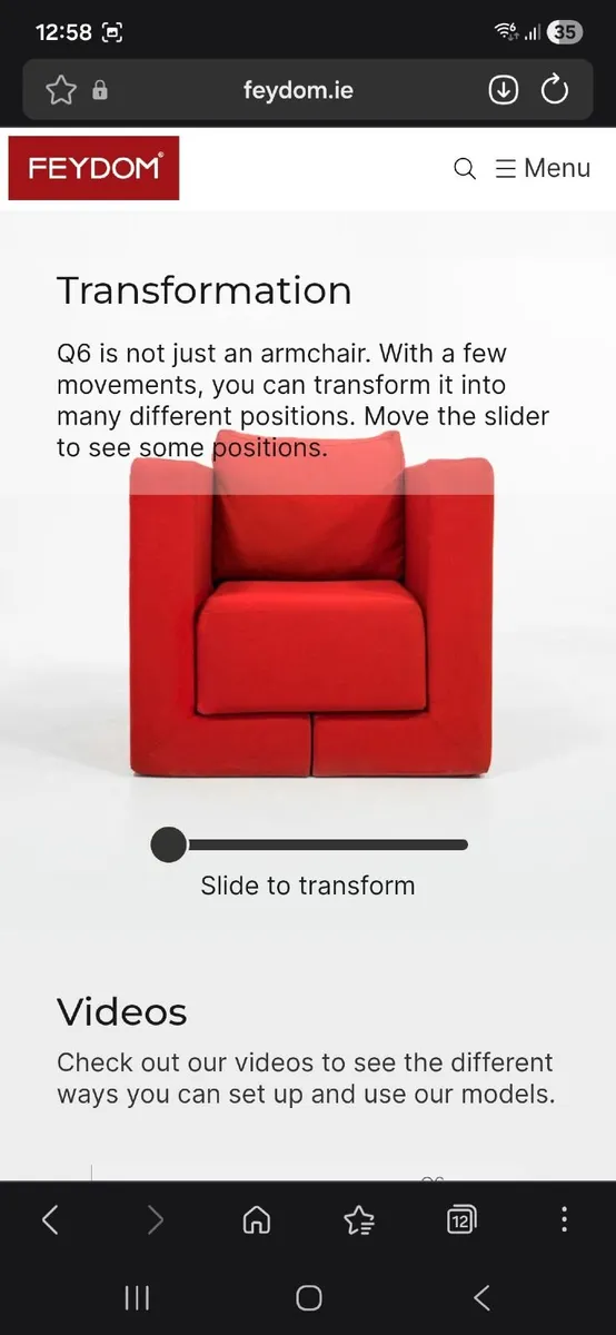 Feydom  Arm Chair - Image 3