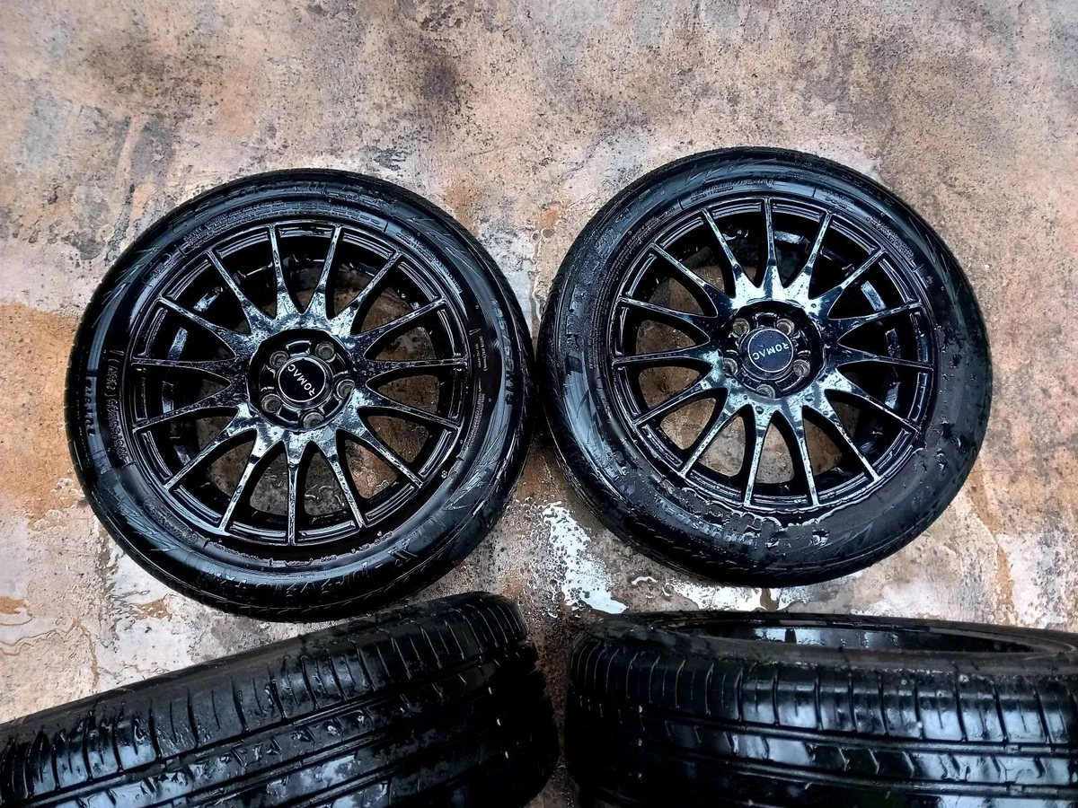 5x100 Like New Wheels & Tyres 15inch - Image 2