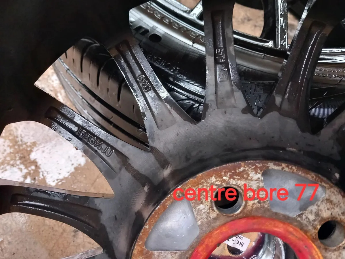 5x100 Like New Wheels & Tyres 15inch - Image 4