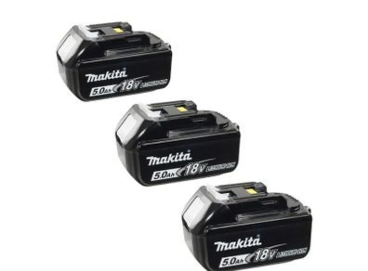 Makita BL1850 18V 5.0Ah LXT Li-Ion Battery x3