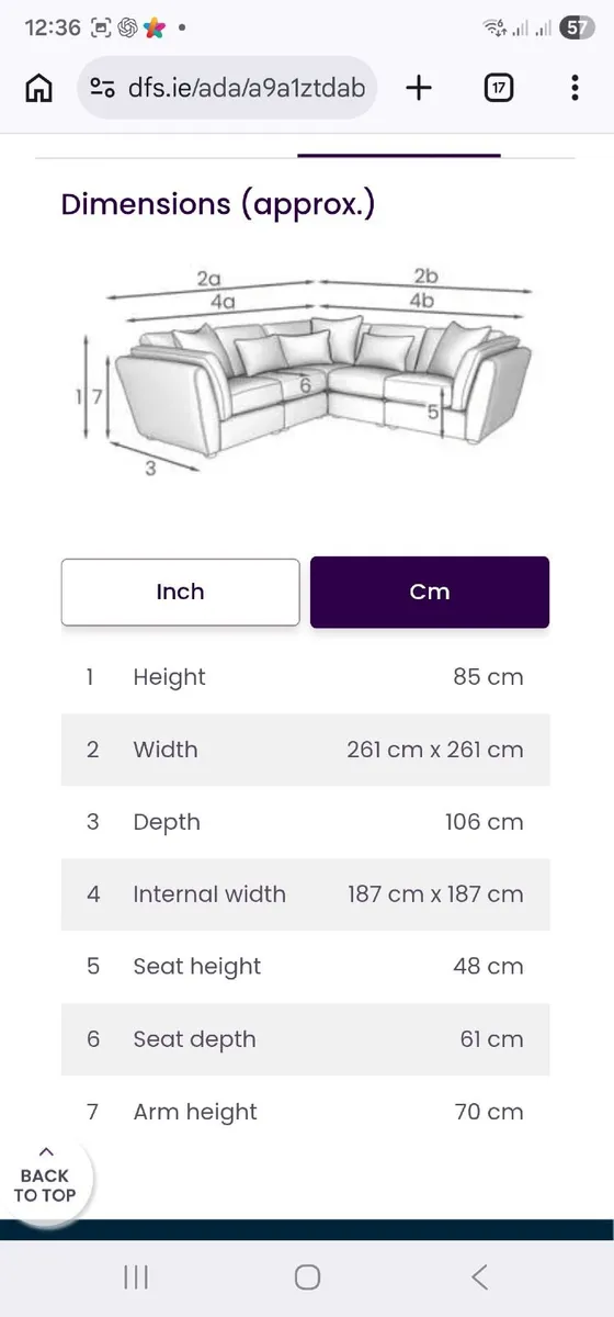 Dfs long beach house beautiful Corner sofa - Image 3