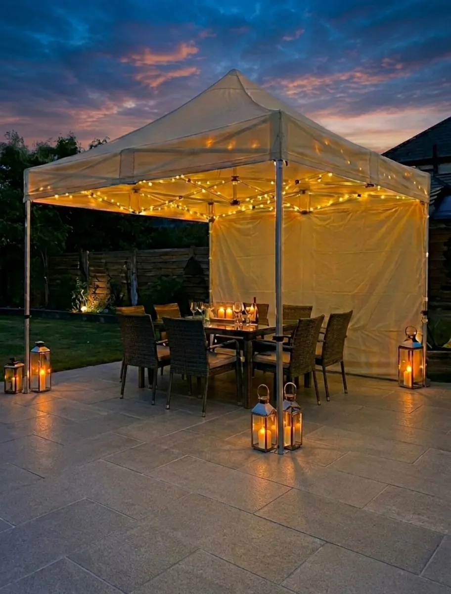 PROMO***3x3m  PopUp Gazebo Alu40Hex - Image 1