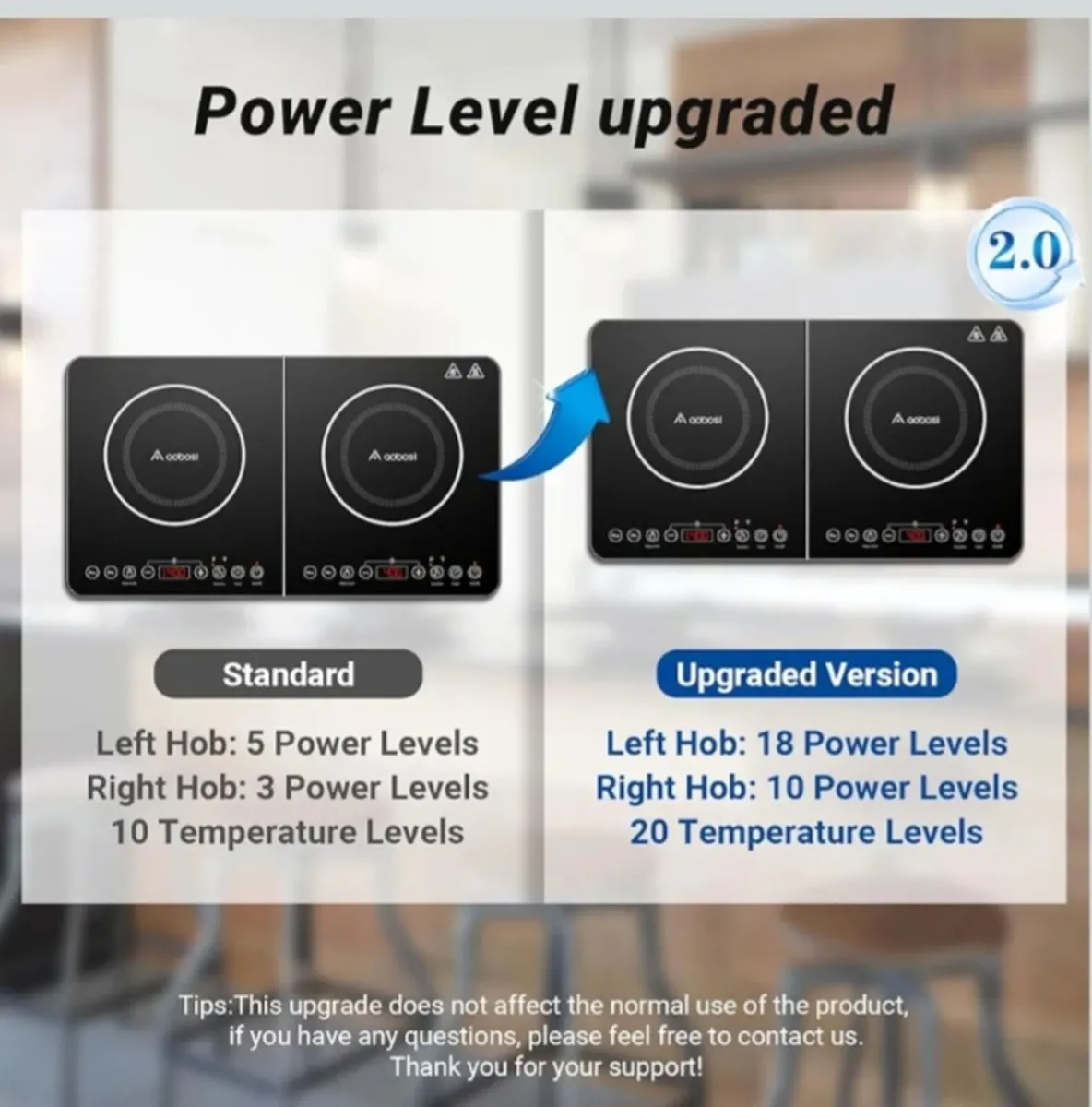 Aobosi Double Induction Hob - Image 3
