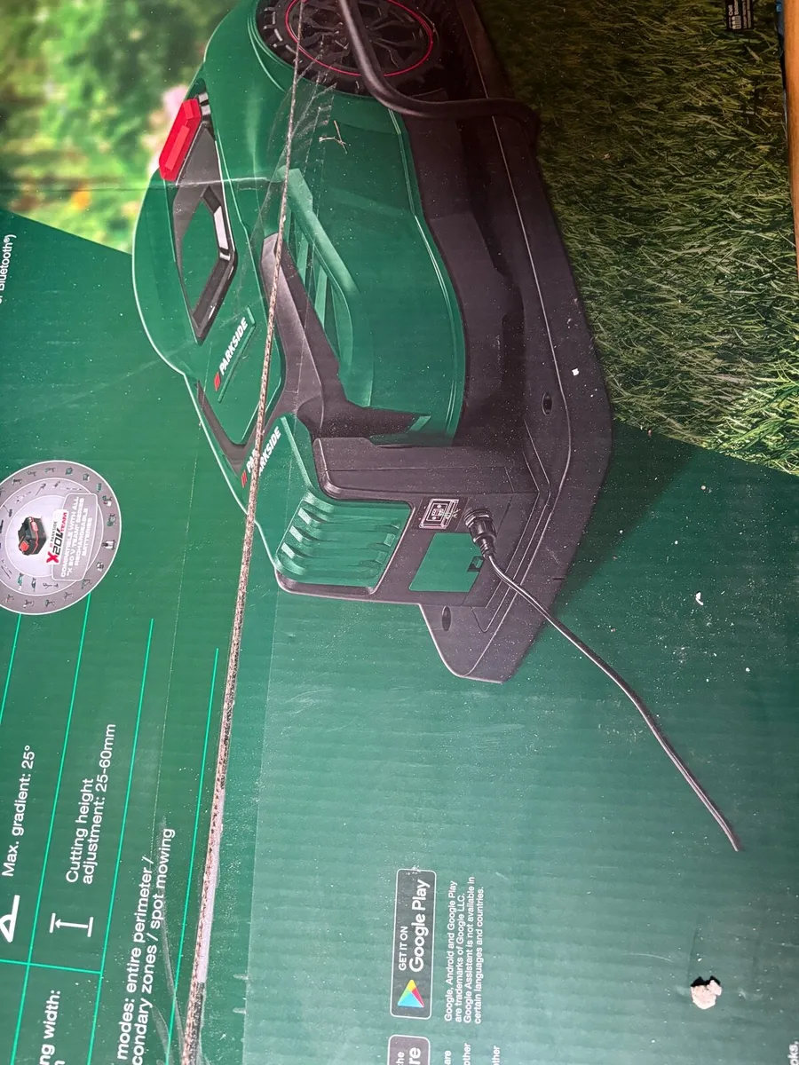 Lidl 20v Robot Lawnmower never opened - Image 1