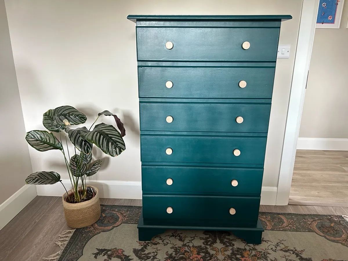 Solid Pine Chest of Drawers - Image 1