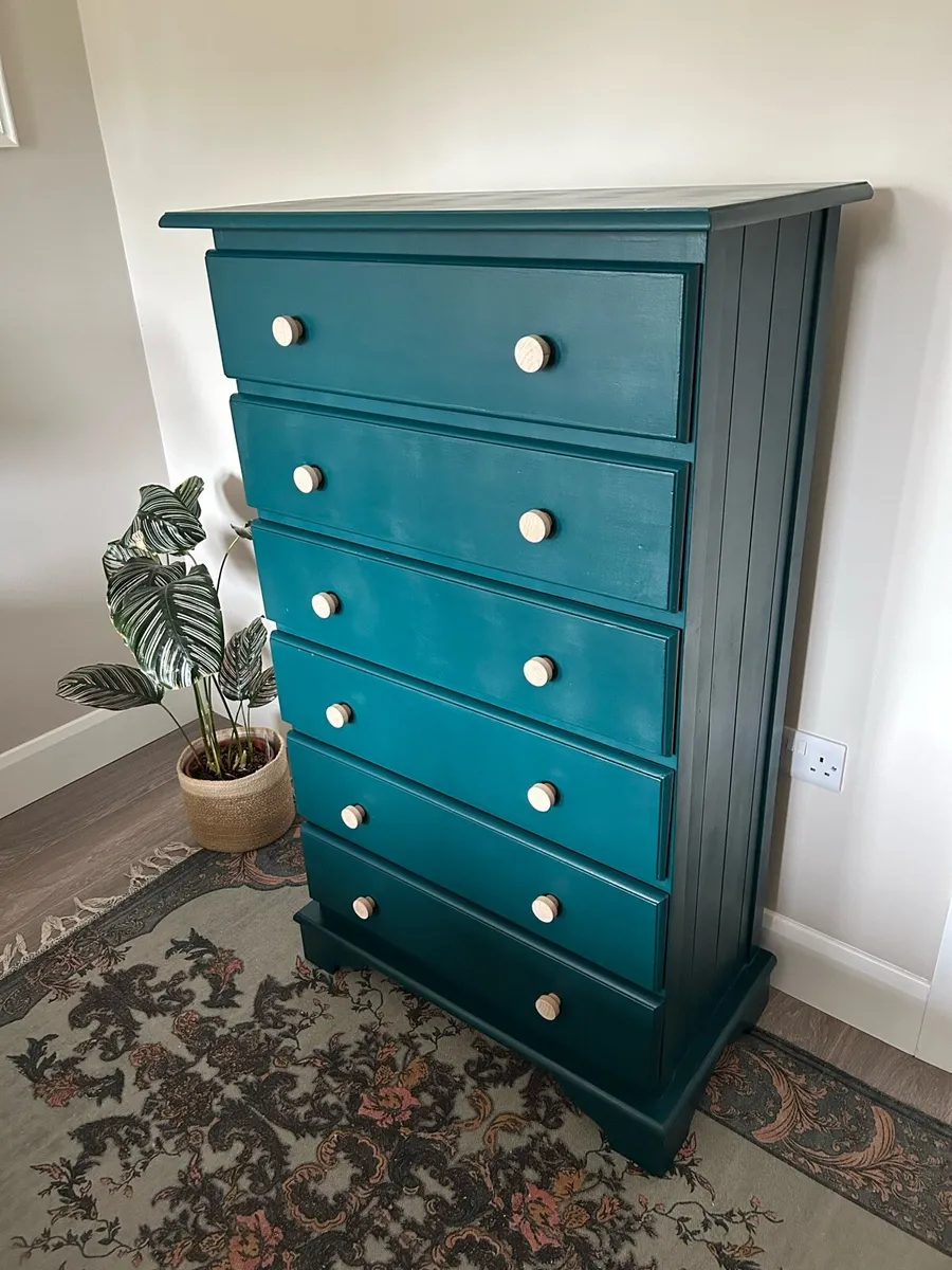 Solid Pine Chest of Drawers - Image 3