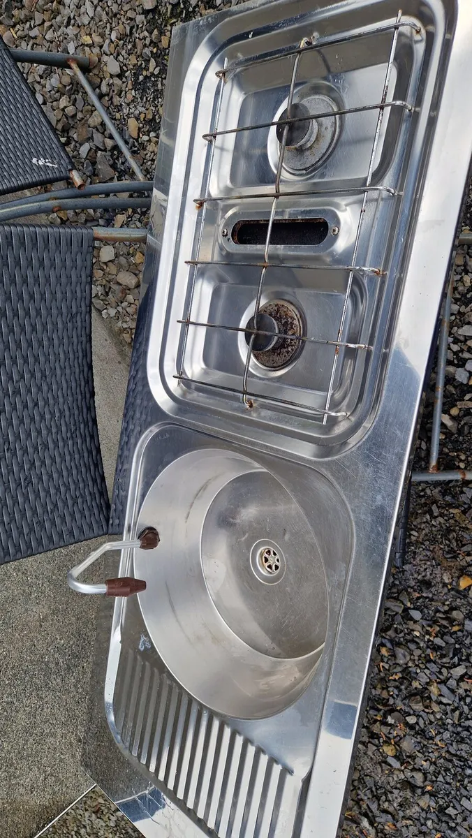 Caravan Motorhome Sink Drainer Hob and Grill - Image 4