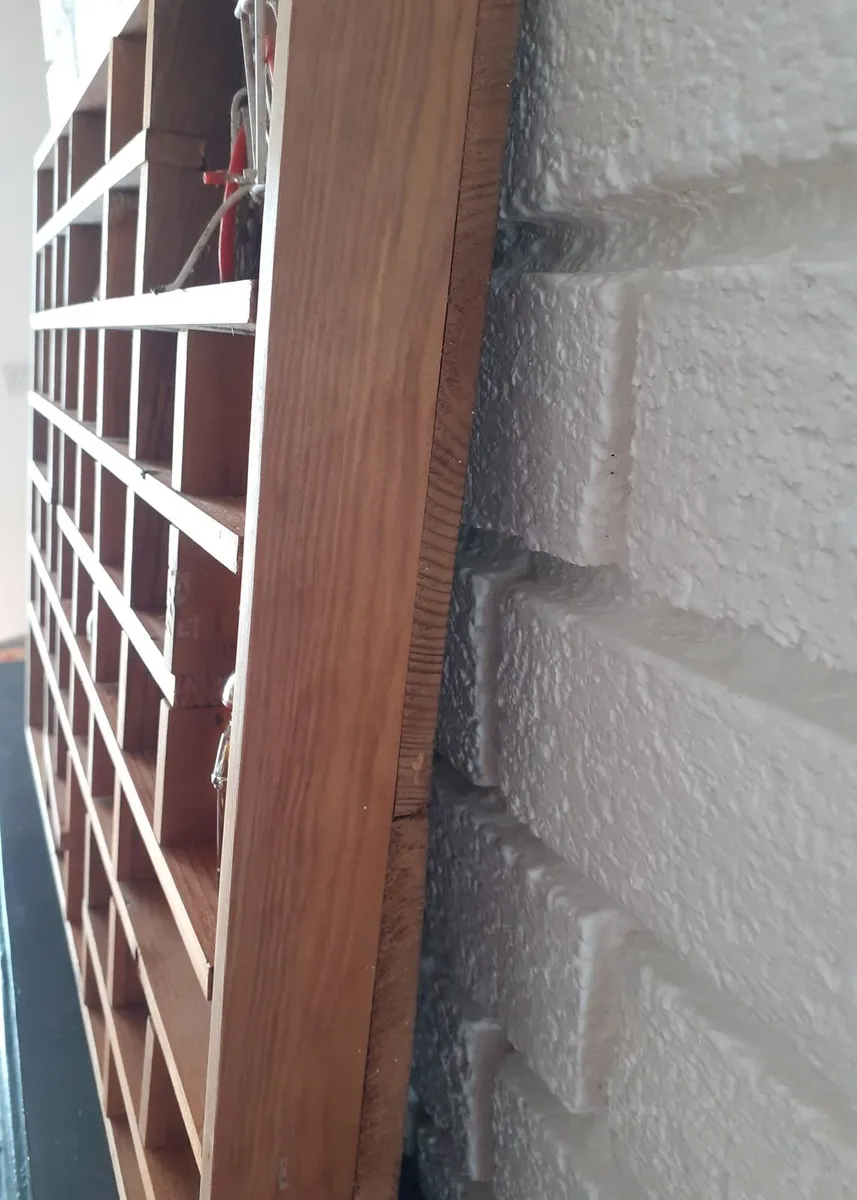 Bespoke Vintage Curio Display Wall Unit. - Image 3