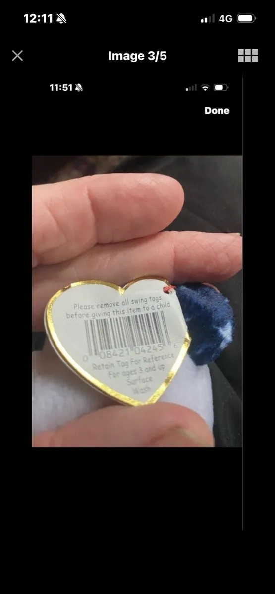Rare And Retired Beanie Baby - Image 3