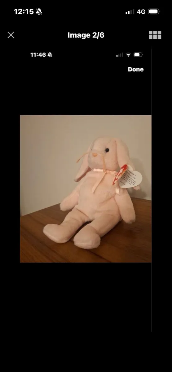 Very Rare & Retired Beanie -Hoppity - Image 2