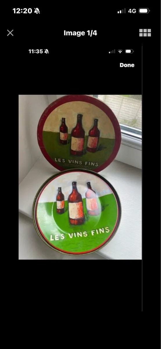 Cocktail Plates Set - Les Vin Fins - Image 1
