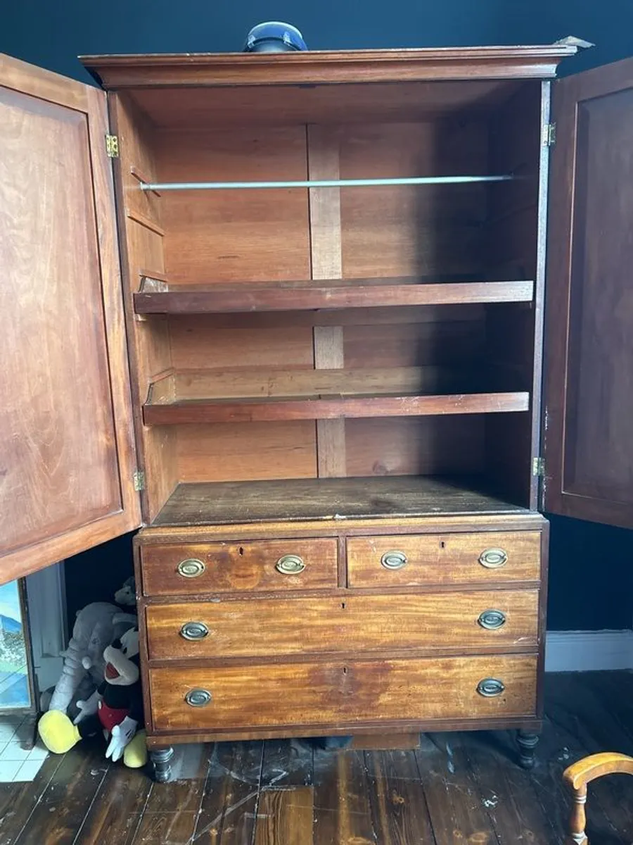 antique wardrobe - Image 4
