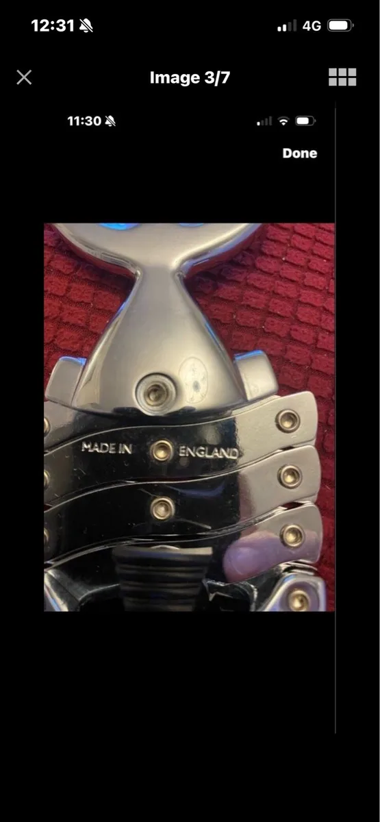 Vintage ‘The Lazy Fish’ Corkscrew - Image 3