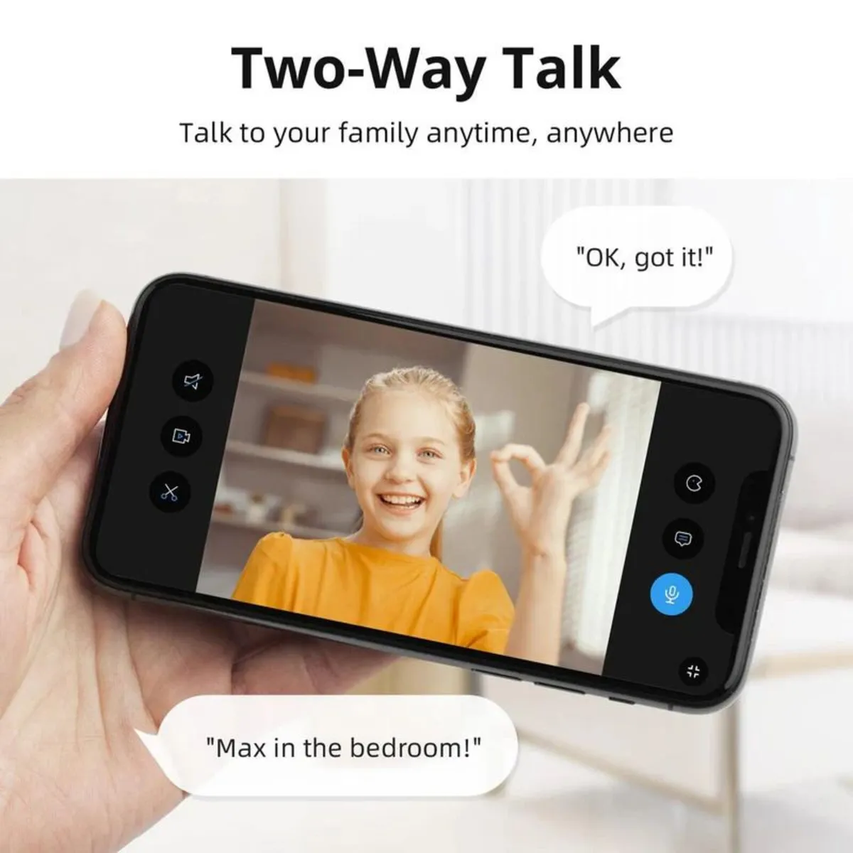 aosu IndoorCam P1 – 360° Wi-Fi Indoor Security Cam - Image 3
