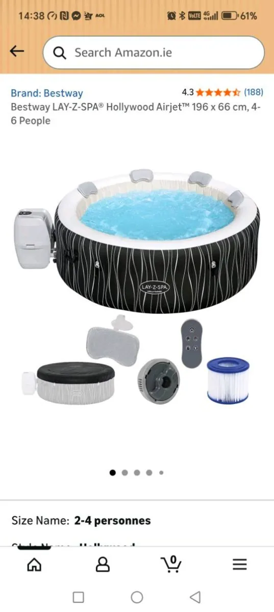 Hollywood spa hottub - Image 1