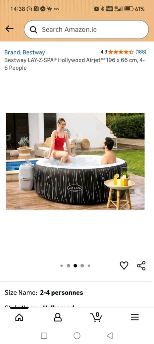 Hollywood spa hottub - Image 4