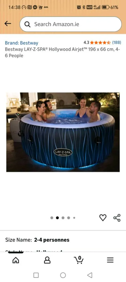 Hollywood spa hottub - Image 2