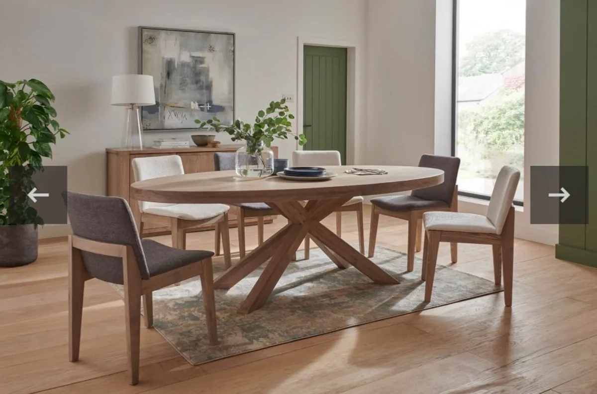 Falun oval dining table - Image 4