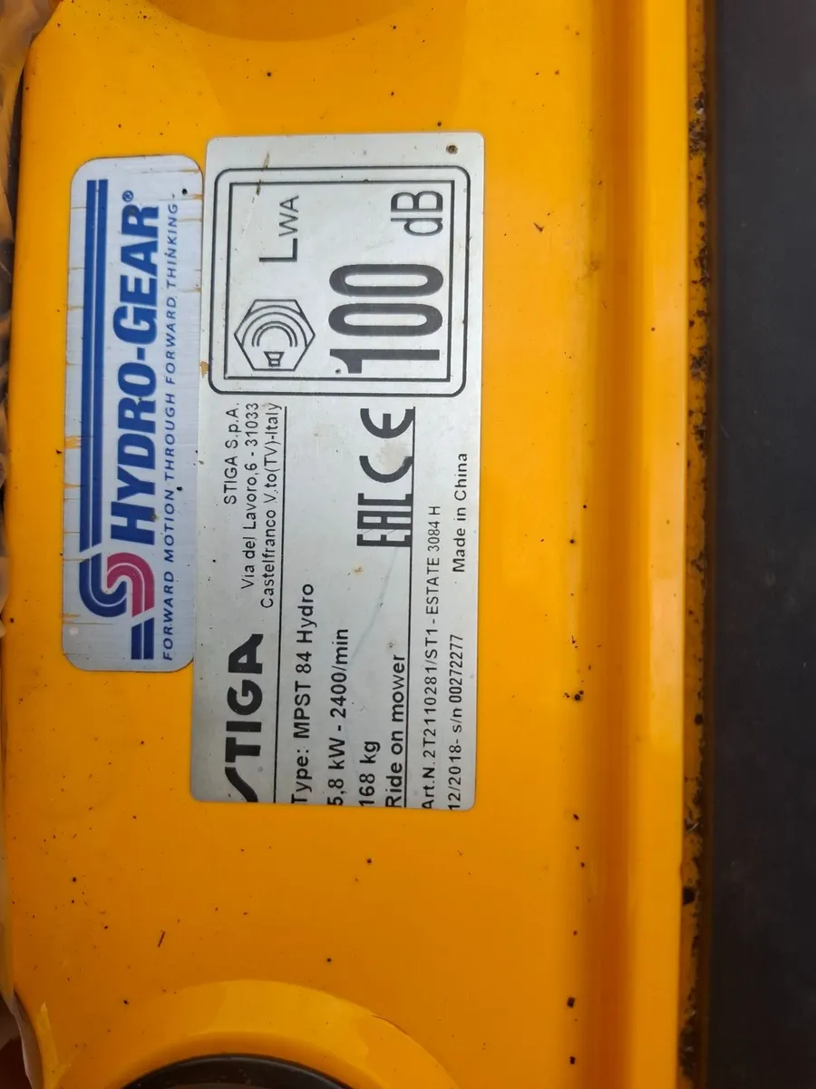 Stiga ride on mower - Image 4