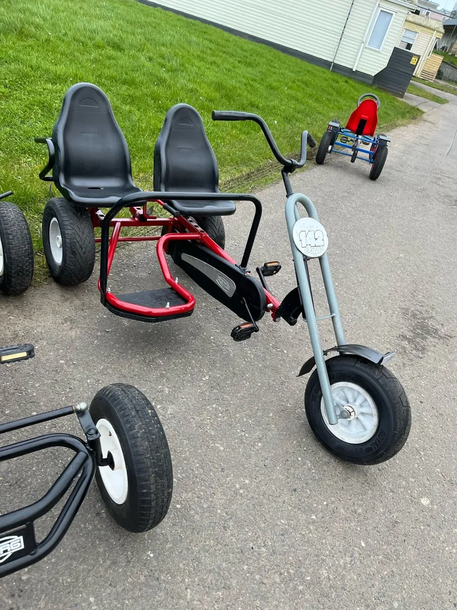 Berg 2 seater go cart .. rare chopper type - Image 2