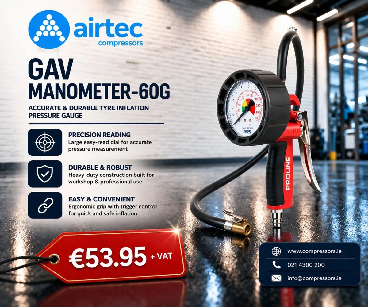 COMPRESSOR- ACCESSORIES- TYRE INFLATING GUN - Image 1