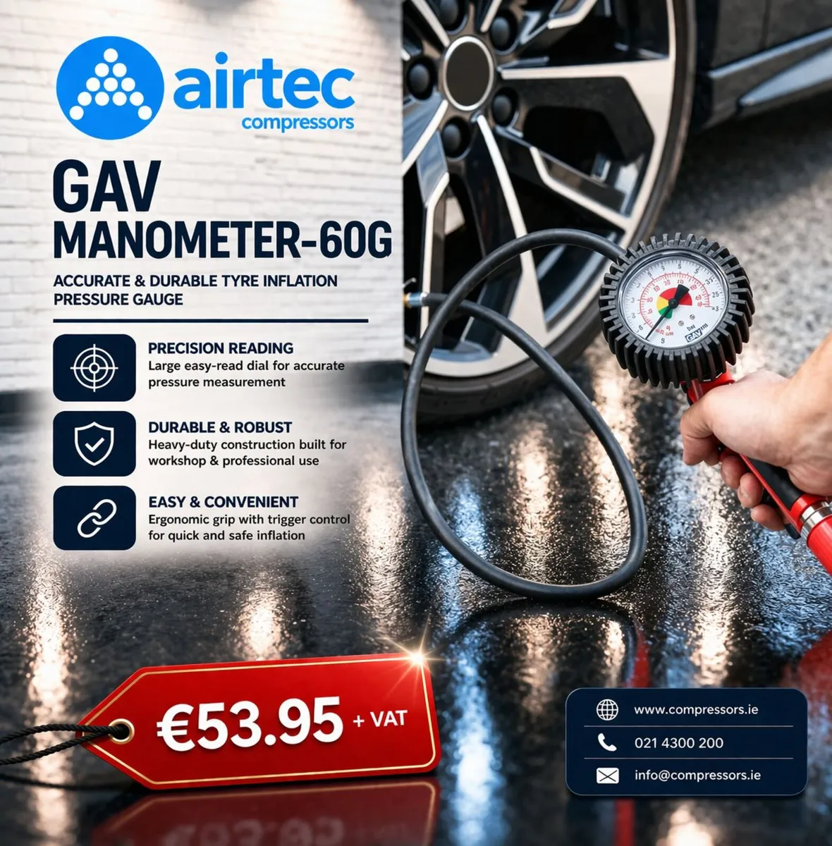 COMPRESSOR- ACCESSORIES- TYRE INFLATING GUN - Image 2