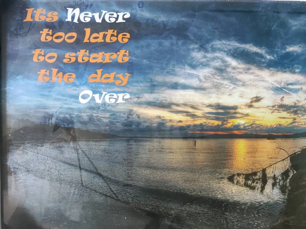 FRAMED PHOTO ( HDR at SUNSET ) 18"X 12" - Image 2
