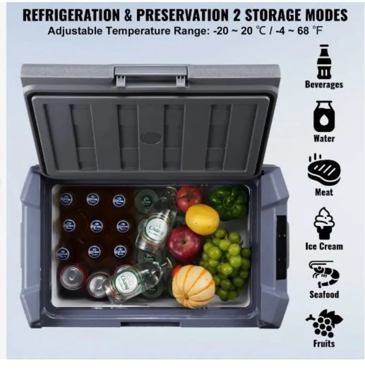 Car Refrigerator, 12 Volt Car Refrigerator Fridge - Image 2
