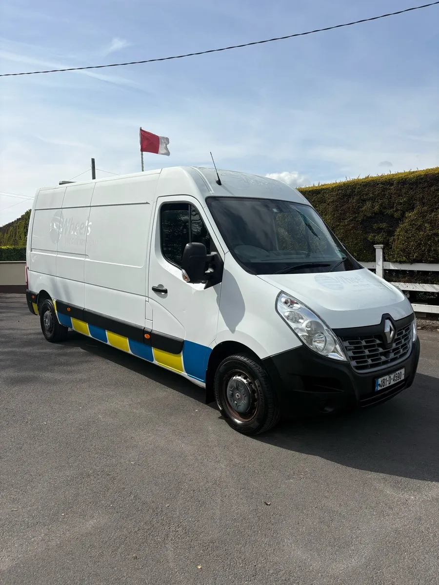 2018 Renault master LWB High roof Doe10/26 - Image 1