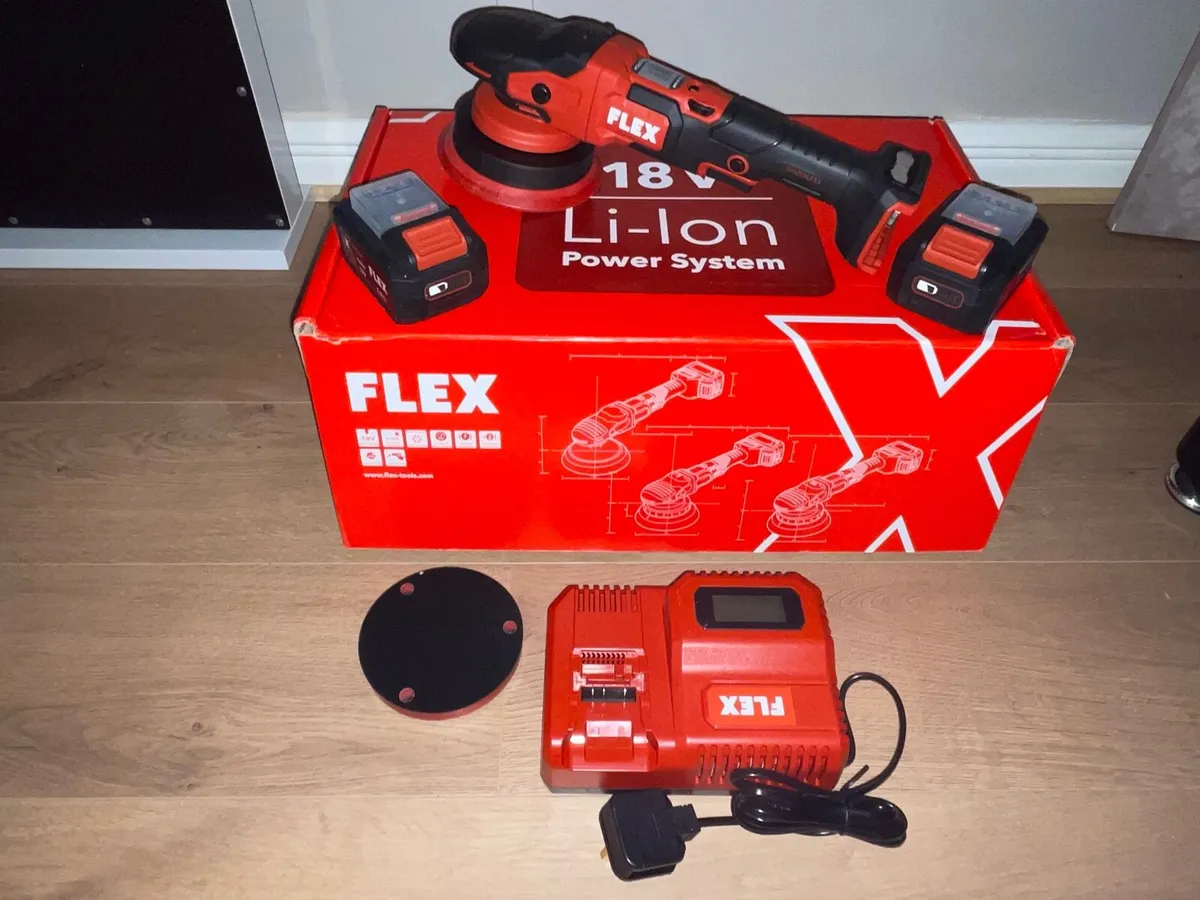 Flex XFE Rotary Polisher with extras - Image 4