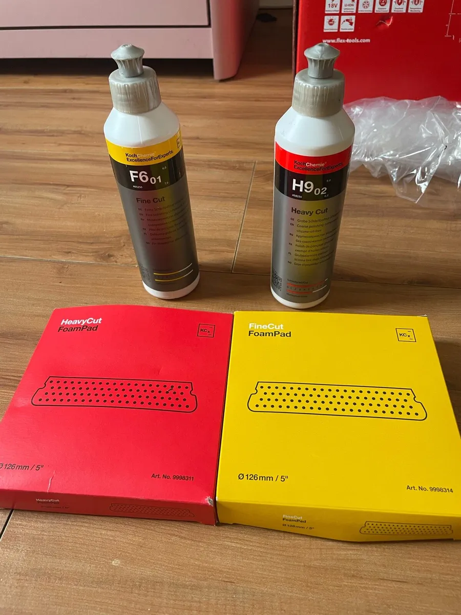 Flex XFE Rotary Polisher with extras - Image 2