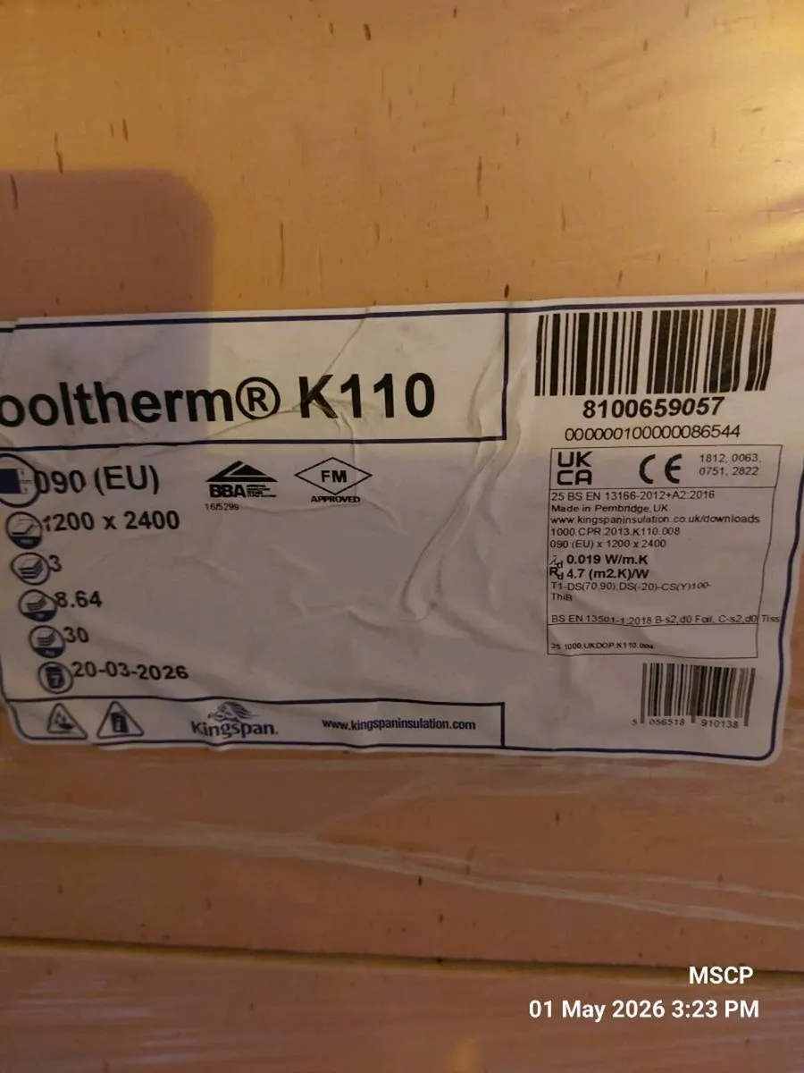 Kingspan therm K110 insulation - Image 3