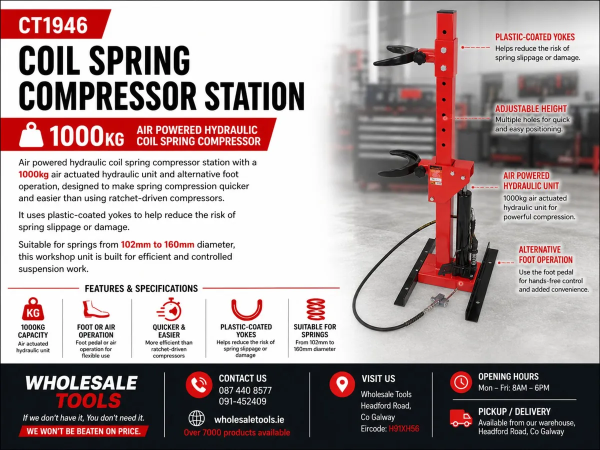 Coil Spring Compressor Station 1000kg - Image 2