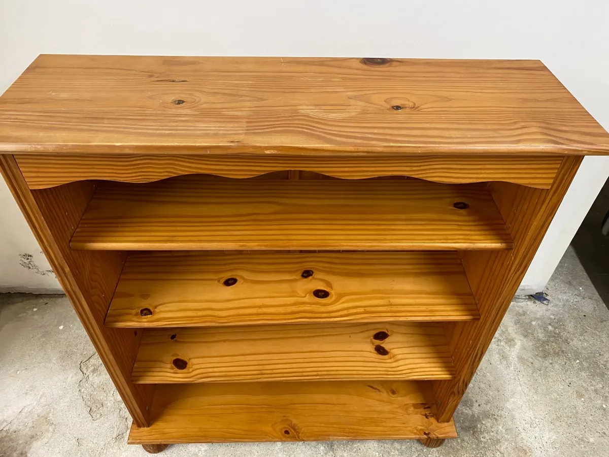 Solid Pine Bookcase - Image 3