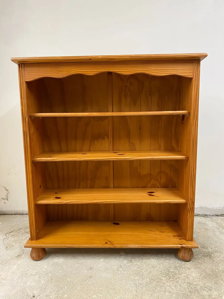 Solid Pine Bookcase - Image 1