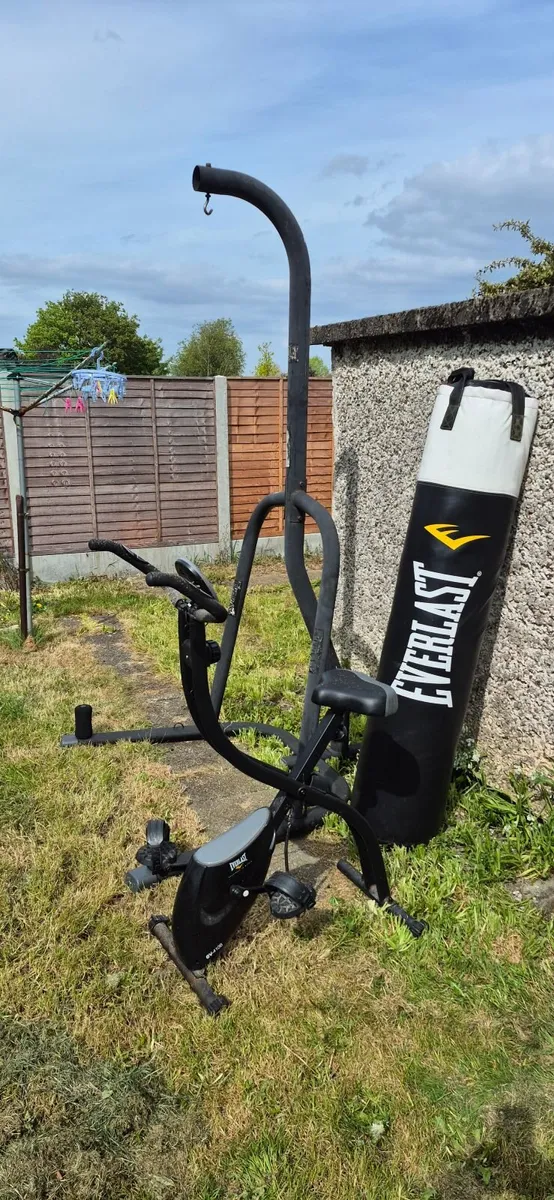Boxing Bag and Stand/Exercise Bike - Image 4