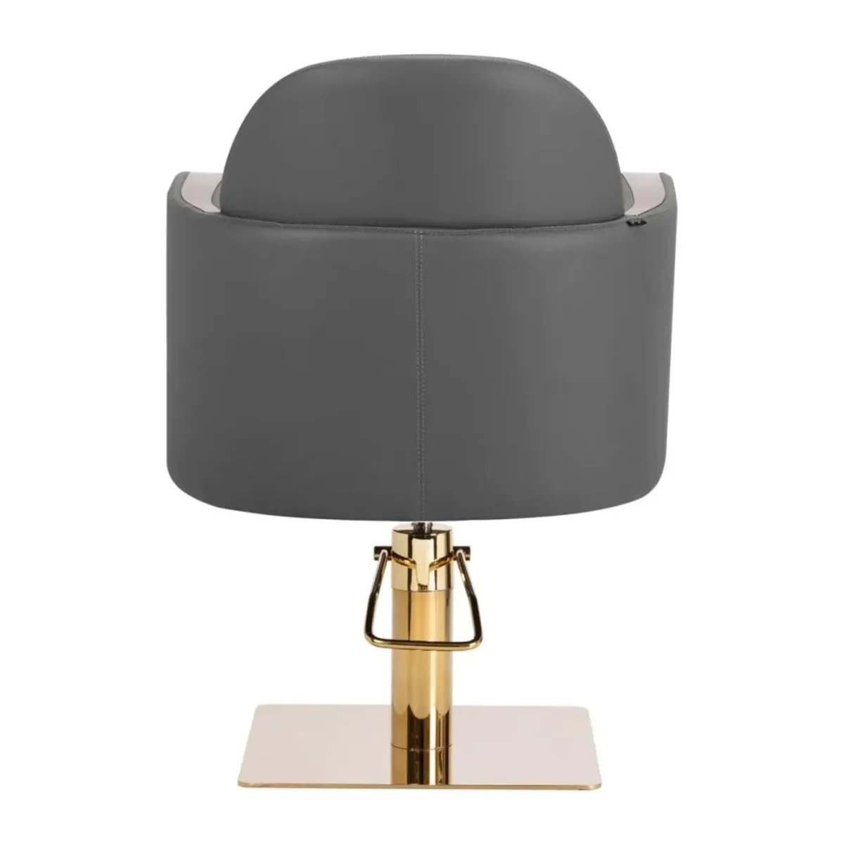 Hairdressing chair Malaga gold grey - Image 2