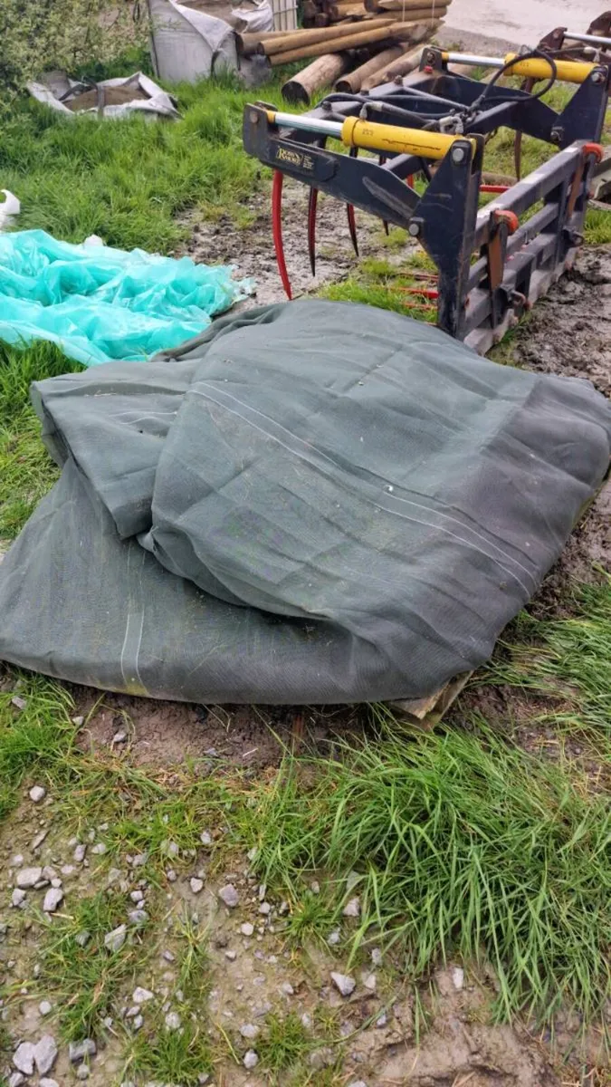 4m×12m green net bird cover for silage pit - Image 2