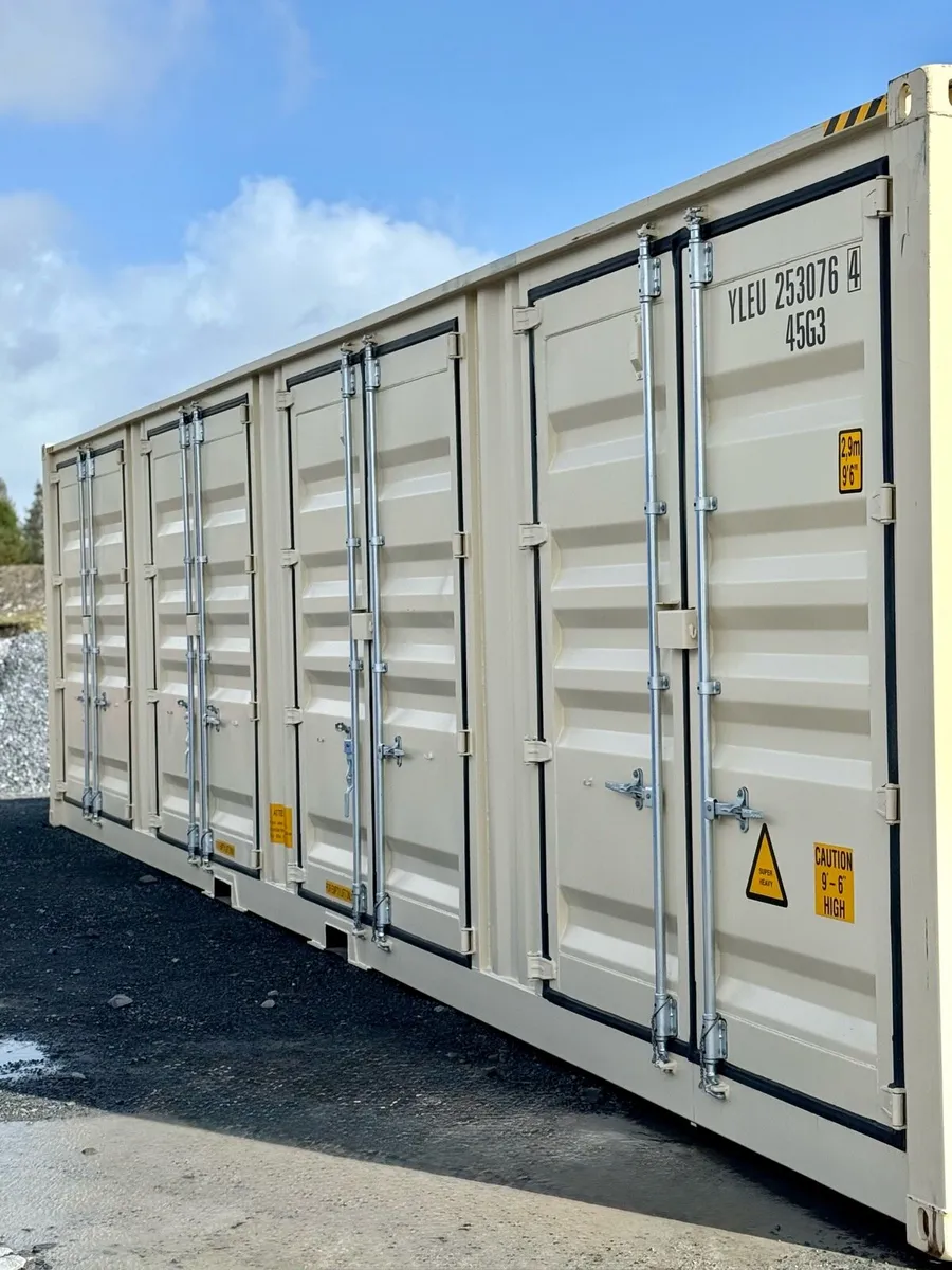 CONTAINER 40FT -SIDE OPENING DOORS + REAR DOOR - Image 1