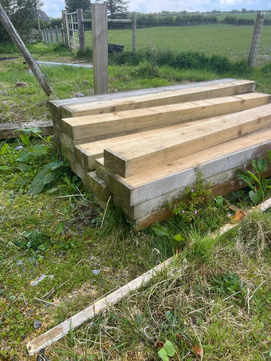 8x4 garden sleepers - Image 2