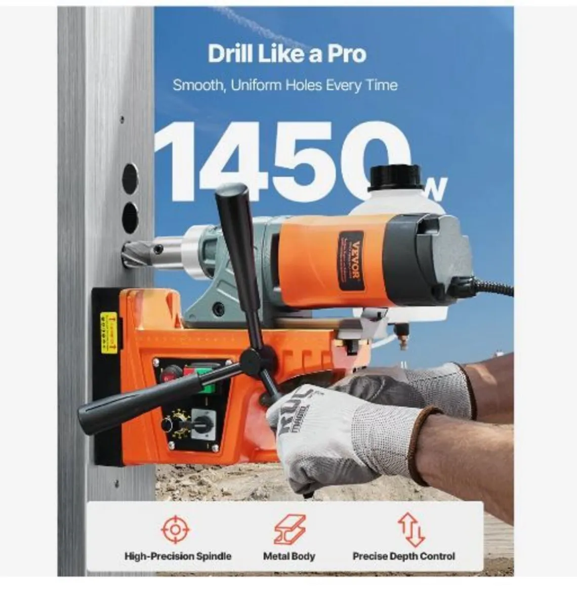 Magnetic Drill, 1450W - Image 1