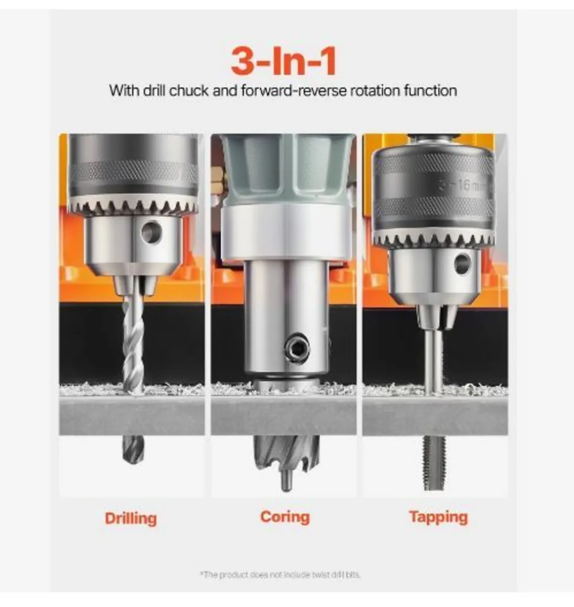 Magnetic Drill, 1450W - Image 3