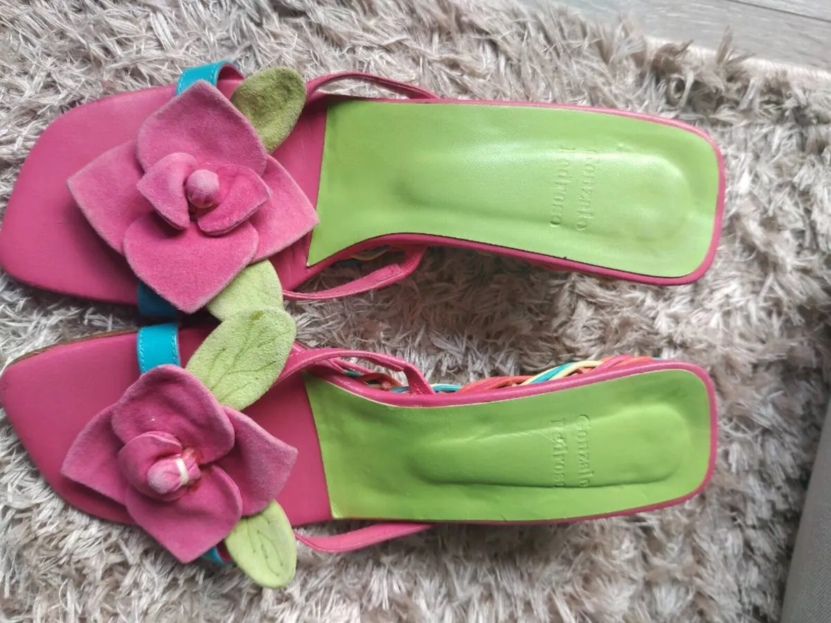 Gonzalo pedroso sandals size 37 genuine leather sh - Image 2