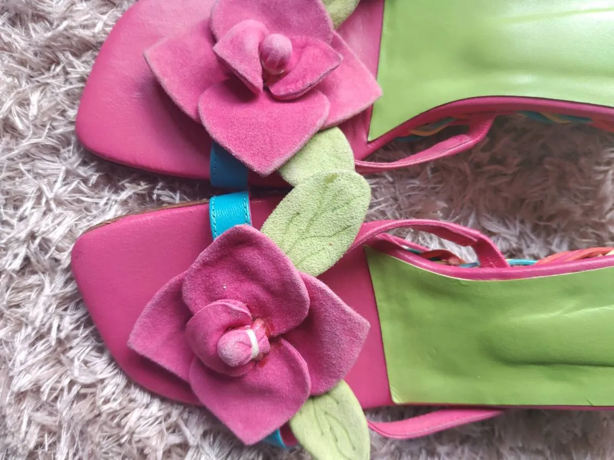 Gonzalo pedroso sandals size 37 genuine leather sh - Image 4