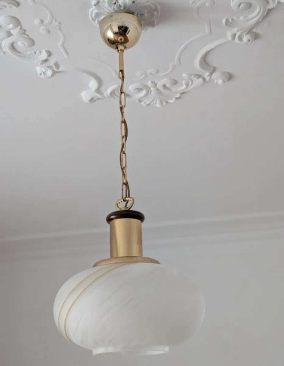 Antique ceiling light - Image 4