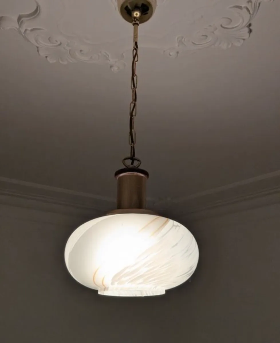 Antique ceiling light - Image 1