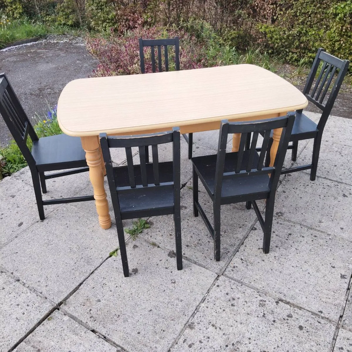 Oak Table and Chairs - Image 2