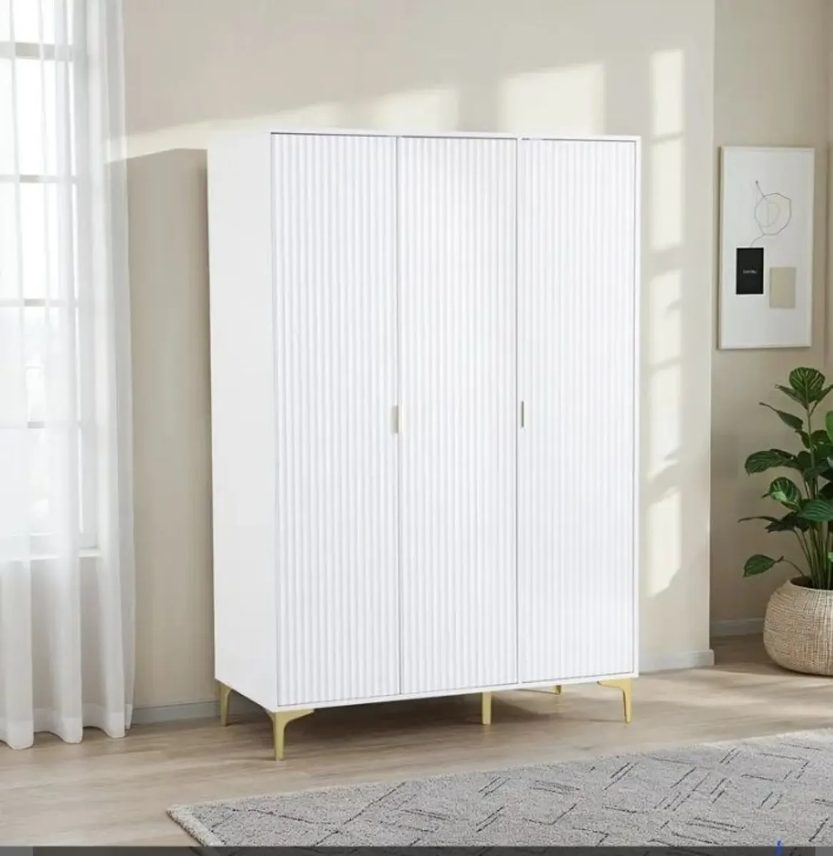 Miami 3 Door Wardrobe - Image 1
