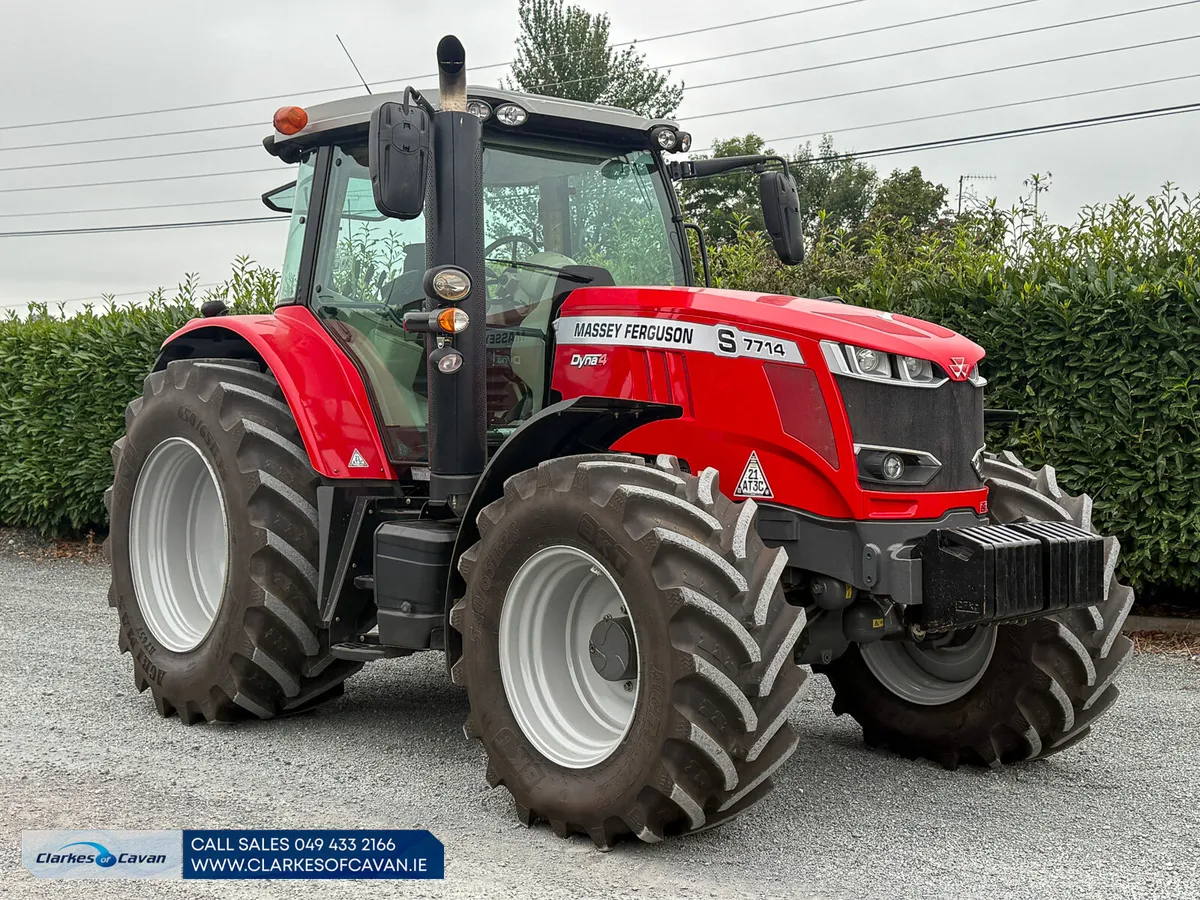 2018 Massey Ferguson 7714S - As New - Image 1
